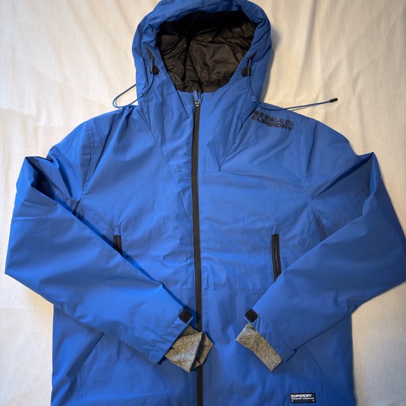 Superdry Elite Blue Windcheater - Picture 3 of 4
